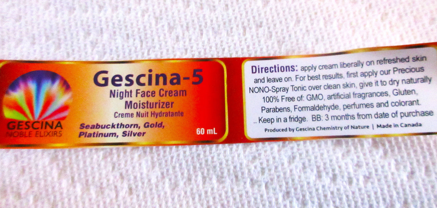 GESCINA-5 Natural Cream for face 0r Body