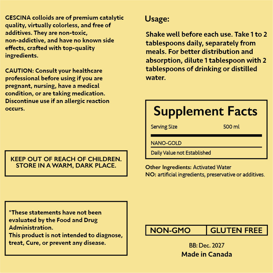 GOLD Pure Colloidal
