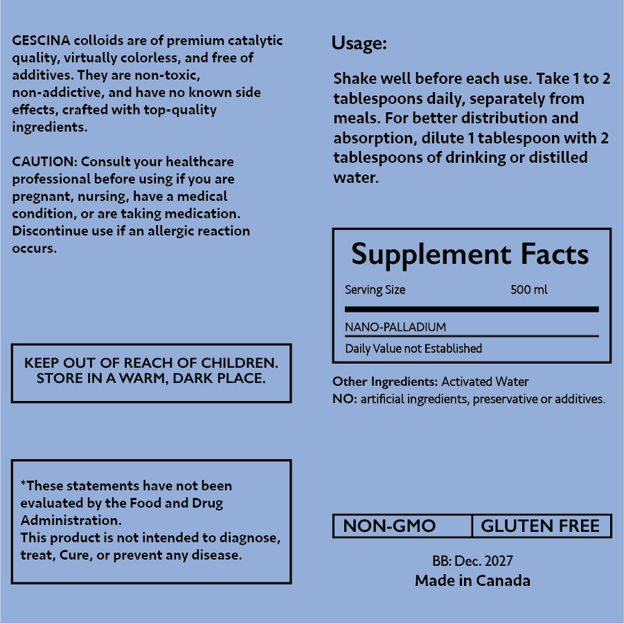Palladium Pure Colloidal