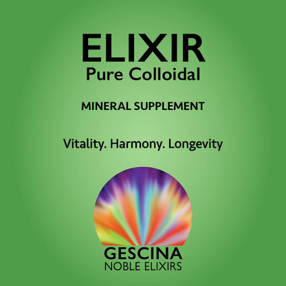 ELIXIR Colloidal Mineral Supplement - Gold Silver Copper Zinc