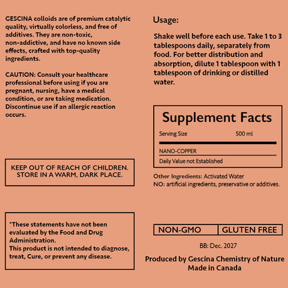 COPPER Pure Colloidal