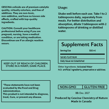 Platinum Pure Colloidal